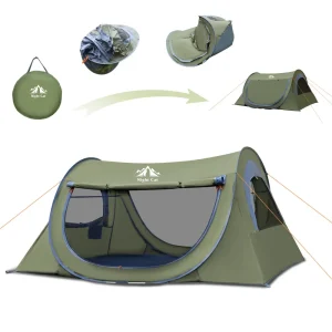 Night Cat Pop Up 2 Person Tent