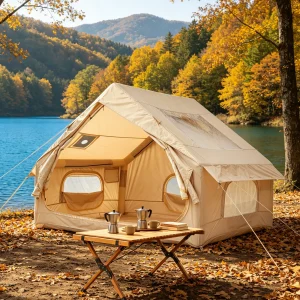 Spacious Waterproof Inflatable Camping Tent